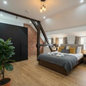 Ένα ή περισσότερα κρεβάτια σε δωμάτιο στο Pirocanac