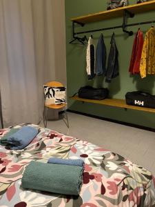 Ένα ή περισσότερα κρεβάτια σε δωμάτιο στο Fuori Arena