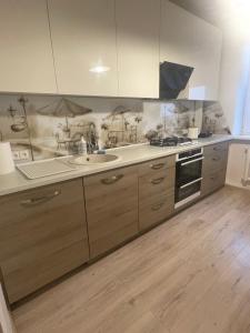 Nhà bếp/bếp nhỏ tại Silver Vytauto Apartments +13 ảnh