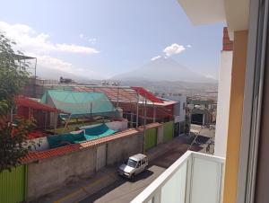 Nespecifikovaný výhled na hory nebo výhled na hory při pohledu z apartmánu