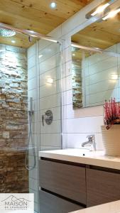 Et badeværelse på La Maison de Charlotte - Val di Fiemme