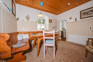 Χώρος καθιστικού στο Müllers Ferienhaus Salzburgerland