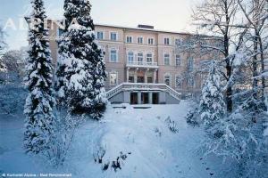 Hotel Alpina v zimě