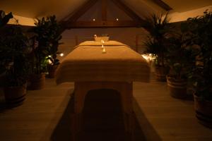 Ένα ή περισσότερα κρεβάτια σε δωμάτιο στο Loft avec Spa Privatif