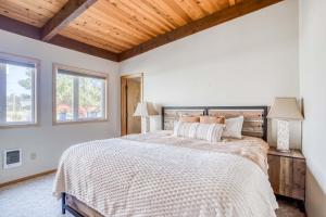 Ένα ή περισσότερα κρεβάτια σε δωμάτιο στο Shore Escape