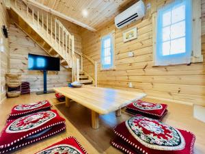 Χώρος καθιστικού στο 山中湖レイクサイド1号館