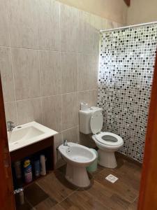 Koupelna v ubytování Cabañas la flor + 27 fotografií