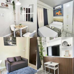 Postel nebo postele na pokoji v ubytování Winters Crib