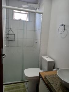 Phòng tắm tại Residencial bella praia 2 H26