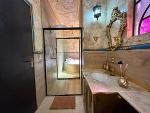 Koupelna v ubytování Vila Mágica Pousada