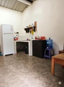 Η κουζίνα ή μικρή κουζίνα στο Casa El Trapiche de Mindo