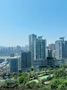 Γενική άποψη της πόλης Τσονγκτσίνγκ ή θέα της πόλης από  αυτό το διαμέρισμα