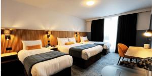 Ένα ή περισσότερα κρεβάτια σε δωμάτιο στο Penthouse Bandarawela