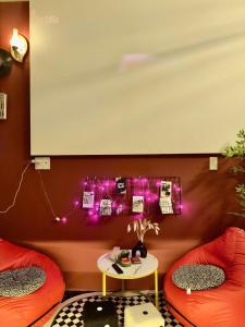 Χώρος καθιστικού στο YooNa Homestay