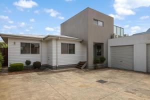 Bygningen som feriehuset ligger i