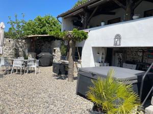 Χώρος καθιστικού στο Le Mas des Ayres - Chambres d'hôtes