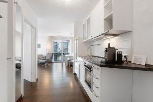 Η κουζίνα ή μικρή κουζίνα στο Markgraf Apartments Haus 4