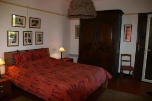 Ένα ή περισσότερα κρεβάτια σε δωμάτιο στο Villa Les Dauphins