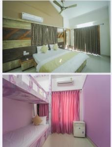 En eller flere senge i et værelse på Classic Villa