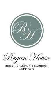 a logo for a retreat house with a turtle in a circle at Regan House in Stratford