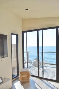 Nespecifikovaný výhled na moře nebo výhled na moře při pohledu z prázdninového domu