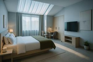 Una cama o camas en una habitación de Samana Suite