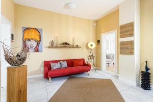 Χώρος καθιστικού στο Alte Försterei Wildenthal