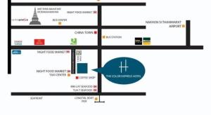 洛坤府The Color Express Hotel的山达基教会网站的地图