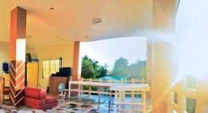 Χώρος καθιστικού στο Alexis Cliff Dive Resort