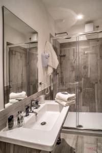 Koupelna v ubytování Hotel Villa Giulia