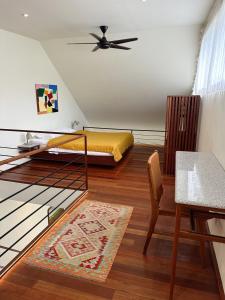 Ένα ή περισσότερα κρεβάτια σε δωμάτιο στο The Pathway Villas - Pererenan