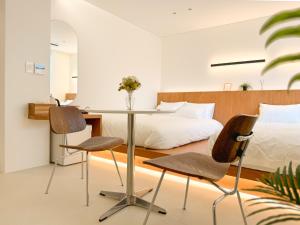 Posezení v ubytování 이루다스테이 호텔 고척돔점