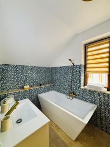 Koupelna v ubytování Cozy Home