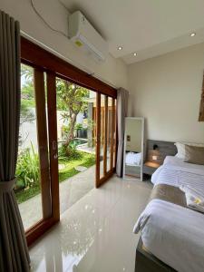 Ένα ή περισσότερα κρεβάτια σε δωμάτιο στο Villa with private pool