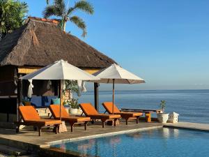 Naturlandskabet i nærheden af villaen