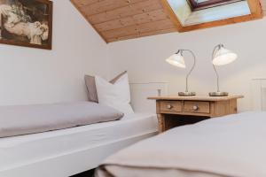 Postel nebo postele na pokoji v ubytování Appartement Aigner