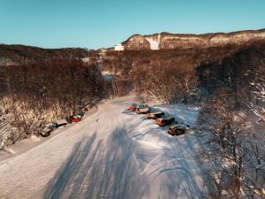 Το Earthboat Minakami Fujiwara τον χειμώνα