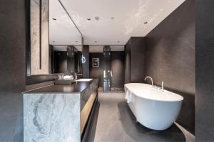 Koupelna v ubytování Meilun Hotel, Longhu Financial Island, Zhengzhou + 29 fotografií