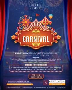 Nemuru Grand Bhuvana Ciawi في بوغور: نشرة إعلانية لكرنفال مع خيمة سيرك