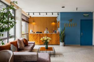 Χώρος καθιστικού στο Canary Dalat Hotel