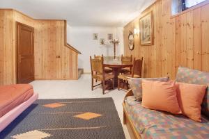 Χώρος καθιστικού στο Appartamento vicino a Bormio