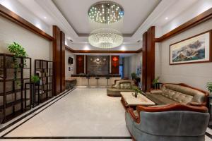 Posezení v ubytování Qinzhu Hotel