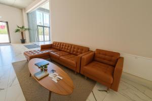 Χώρος καθιστικού στο Alezzi Odyssey Resort Aparthotel C68 Mamaia Nord