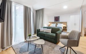 O zonă de relaxare la TVL Apartments - modern, zentral und haustierfreundlich in Bad Zwischenahn