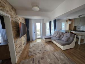 Η κουζίνα ή μικρή κουζίνα στο Apartament Blue Shark