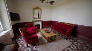 Μια τηλεόραση ή/και κέντρο ψυχαγωγίας στο Les Gîtes du Château de la Viaudière