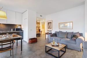 Χώρος καθιστικού στο Charming Lake View Bellagio