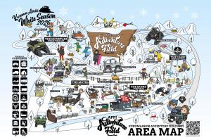 a map of the area map of the areamap at Kuruma Asobi Adventure Field Appi - Camp - Vacation STAY 42095v in Hachimantai