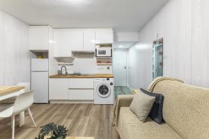 Η κουζίνα ή μικρή κουζίνα στο Loft Relajante Est esquí La Pinilla