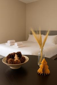 Ένα ή περισσότερα κρεβάτια σε δωμάτιο στο Perivleptos Ι